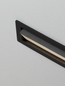 Preview: Nova Luce LED Wandeinbauleuchte Echo schwenkbar 6W warmweiss 3000K IP54 salzwasserfest Schwarz Aluminium 18x6cm 9030809