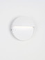 Preview: Nova Luce LED Außen-Wandleuchte Toby 3W warmweiss 3000K IP54 salzwasserfest Weiß Aluminium Ø11cm 9030814