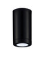 Preview: Nova Luce Außen-Deckenleuchte Spot GU10 IP54 salzwasserfest Schwarz Ø8cm 9030821