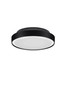 Preview: Nova Luce LED Außen-Deckenleuchte Sky 15W warmweiss 3000K IP65 salzwasserfest Schwarz Aluminium Ø30cm 9030823