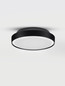 Preview: Nova Luce LED Außen-Deckenleuchte Sky 15W warmweiss 3000K IP65 salzwasserfest Schwarz Aluminium Ø30cm 9030823