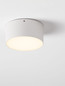 Preview: Nova Luce LED Außen-Deckenleuchte Judi 10W warmweiss 3000K IP65 salzwasserfest Weiß Aluminium Ø12cm 9030834