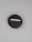 Preview: Nova Luce LED Außen-Wandleuchte Nectar 3W warmweiss 3000K IP65 salzwasserfest Anthrazit Aluminium Ø12cm 9030838