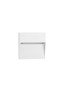 Preview: Nova Luce LED Außen-Wandleuchte Nectar 3W warmweiss 3000K IP65 salzwasserfest Weiß Aluminium 11x11cm 9030841