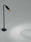 Preview: Nova Luce LED Wegeleuchte Aether 5W warmweiss 3000K IP65 salzwasserfest Anthrazit Glas Aluminium 60cm 9030848