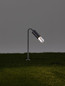 Preview: Nova Luce LED Wegeleuchte Aether 5W warmweiss 3000K IP65 salzwasserfest Anthrazit Glas Aluminium 51cm 9030850