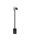 Preview: Nova Luce LED Wegeleuchte Sento schwenkbar 3W warmweiss 3000K IP65 salzwasserfest Anthrazit Aluminium 50cm 9030851