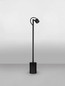 Preview: Nova Luce LED Wegeleuchte Sento schwenkbar 3W warmweiss 3000K IP65 salzwasserfest Anthrazit Aluminium 50cm 9030851