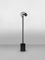 Preview: Nova Luce LED Wegeleuchte Sento schwenkbar 3W warmweiss 3000K IP65 salzwasserfest Anthrazit Aluminium 50cm 9030851