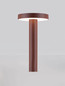 Preview: Nova Luce LED Sockelleuchte Mood 5W warmweiss 3000K IP65 salzwasserfest Cortenstahl Aluminium 20cm 9030858