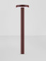 Preview: Nova Luce LED Wegeleuchte Mood 5W warmweiss 3000K IP65 salzwasserfest Cortenstahl Aluminium 40cm 9030860