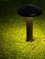 Preview: Nova Luce LED Sockelleuchte Nemo 5W warmweiss 3000K IP65 salzwasserfest Anthrazit Aluminium 20cm 9030861