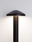 Preview: Nova Luce LED Wegeleuchte Nemo 5W warmweiss 3000K IP65 salzwasserfest Anthrazit Aluminium 40cm 9030862