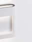 Preview: Nova Luce LED Außen-Wandleuchte Tall 9W warmweiss 3000K IP54 salzwasserfest Weiß Aluminium 13,5x12,5cm 9030863