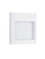 Preview: Nova Luce LED Außen-Wandleuchte Tall 6W warmweiss 3000K IP54 salzwasserfest Weiß Aluminium 13,5x12,5cm 9030864
