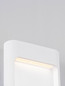 Preview: Nova Luce LED Außen-Wandleuchte Tall 6W warmweiss 3000K IP54 salzwasserfest Weiß Aluminium 13,5x12,5cm 9030864