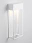 Preview: Nova Luce LED Außen-Wandleuchte Moby 20W warmweiss 3000K IP65 salzwasserfest Weiß Aluminium Edelstahl 40x16cm 9030901