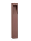 Preview: Nova Luce LED Wegeleuchte Maddi 7W warmweiss 3000K IP65 salzwasserfest Cortenstahl Aluminium 60cm 9030906