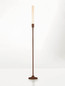 Preview: Nova Luce LED Wegeleuchte Slot 4W warmweiss 3000K IP65 salzwasserfest Cortenstahl Aluminium 80cm 9030908