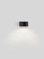 Preview: Nova Luce LED Außen-Wandleuchte Opera 6W warmweiss 3000K IP54 salzwasserfest Anthrazit Aluminium 11x10cm 9030940