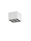 Preview: Nova Luce LED Außen-Deckenleuchte Jax 8W warmweiss 3000K IP54 salzwasserfest Weiß Aluminium 8x8cm 9030948