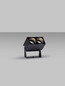 Preview: Nova Luce LED Akzentleuchte Ander schwenkbar 10W CCT warm-/neutralweiss 3000/4000/5000K IP65 Schwarz Aluminium 16,5x13,5cm 9050702