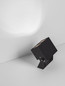 Preview: Nova Luce LED Akzentleuchte Ander schwenkbar 10W CCT warm-/neutralweiss 3000/4000/5000K IP65 Schwarz Aluminium 16,5x13,5cm 9050702