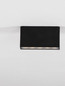 Preview: Nova Luce LED Außen-Deckenleuchte Jax 7W warmweiss 3000K IP65 Schwarz Aluminium 14x8cm 9050703