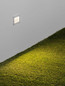 Preview: Nova Luce LED Wandeinbauleuchte Olin 3W warmweiss 3000K IP65 Weiß Aluminium 10x8cm 9050706