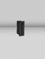 Preview: Nova Luce LED Wandeinbauleuchte Aizen 3W warmweiss 3000K IP65 Anthrazit Aluminium 13,5x6,5cm 9050707