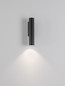 Preview: Nova Luce LED Außen-Wandleuchte Torrin 3W warmweiss 3000K IP65 salzwasserfest Anthrazit Aluminium Ø4,5cm 9050718
