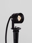 Preview: Nova Luce LED Akzentleuchte Sento schwenkbar 3W warmweiss 2700K IP65 salzwasserfest Schwarz Aluminium Ø3,5cm 9050732
