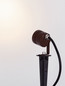 Preview: Nova Luce LED Akzentleuchte Sento schwenkbar 3W warmweiss 2700K IP65 salzwasserfest Cortenstahl Aluminium Ø3,5cm 9050733