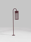 Preview: Nova Luce LED Wegeleuchte Motley 9W warmweiss 3000K IP65 salzwasserfest Cortenstahl Aluminium 70cm 9060233