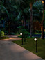Preview: Nova Luce LED Wegeleuchte Oracle 8W warmweiss 3000K IP65 salzwasserfest Schwarz Glas Aluminium 90cm 9060245