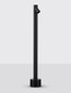Preview: Nova Luce LED Wegeleuchte Lord drehbar 4W warmweiss 3000K IP65 salzwasserfest Schwarz Aluminium 60cm 9060247