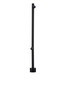 Preview: Nova Luce LED Wegeleuchte Lord drehbar 8W warmweiss 3000K IP65 salzwasserfest Schwarz Aluminium 90cm 9060248