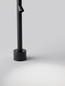 Preview: Nova Luce LED Wegeleuchte Lord drehbar 8W warmweiss 3000K IP65 salzwasserfest Schwarz Aluminium 90cm 9060248
