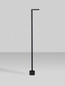Preview: Nova Luce LED Wegeleuchte Pipe 4W warmweiss 3000K IP65 salzwasserfest Schwarz Aluminium 95cm 9060261