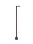 Preview: Nova Luce LED Wegeleuchte Pipe 4W warmweiss 3000K IP65 salzwasserfest Cortenstahl Aluminium 95cm 9060262