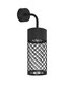 Preview: Nova Luce LED Außen-Wandleuchte Motley 9W warmweiss 3000K IP65 salzwasserfest Schwarz Aluminium Ø10cm 9060320