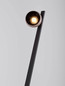 Preview: Nova Luce LED Stehleuchte Lusa schwenkbar dimmbar 6W warmweiss 3000K Gold Schwarz Champagner Aluminium 147cm 9088124