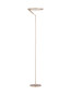 Preview: Nova Luce LED Stehleuchte Tilia dimmbar 26W warmweiss 3000K Champagnergold Aluminium 168cm 9088142