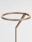Preview: Nova Luce LED Stehleuchte Tilia dimmbar 26W warmweiss 3000K Champagnergold Aluminium 168cm 9088142