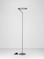 Preview: Nova Luce LED Stehleuchte Tilia dimmbar 26W warmweiss 3000K Nickel matt Aluminium 168cm 9088143