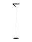 Preview: Nova Luce LED Stehleuchte Tilia dimmbar 26W warmweiss 3000K Schwarz Aluminium 168cm 9088150