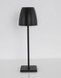 Preview: Nova Luce LED Akku-Tischleuchte Colt dimmbar 2W warmweiss 3000K USB IP54 Anthrazit Aluminium Ø11cm 9121912