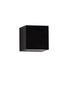 Preview: Nova Luce LED Außen-Wandleuchte Rob 11W warmweiss 3000K IP54 salzwasserfest Schwarz Aluminium 12x12cm 9136409