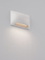 Preview: Nova Luce LED Außen-Wandleuchte Sub 5W warmweiss 3000K IP65 salzwasserfest Weiß Aluminium 13,5x8,5cm 9136417