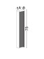 Preview: Nova Luce LED Wegeleuchte Alley 8W warmweiss 3000K IP65 salzwasserfest Anthrazit Aluminium 70cm 9136424